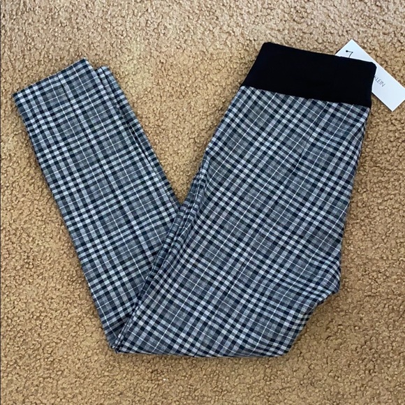 Calvin Klein plaid pull on ankle pants for women size S/P - Picture 5 of 7